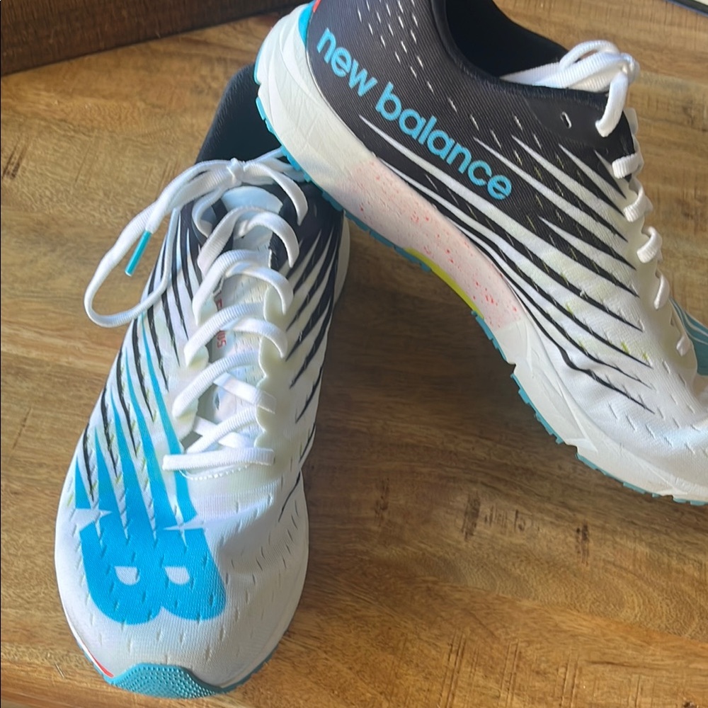 New Balance Black and White Running Shoes